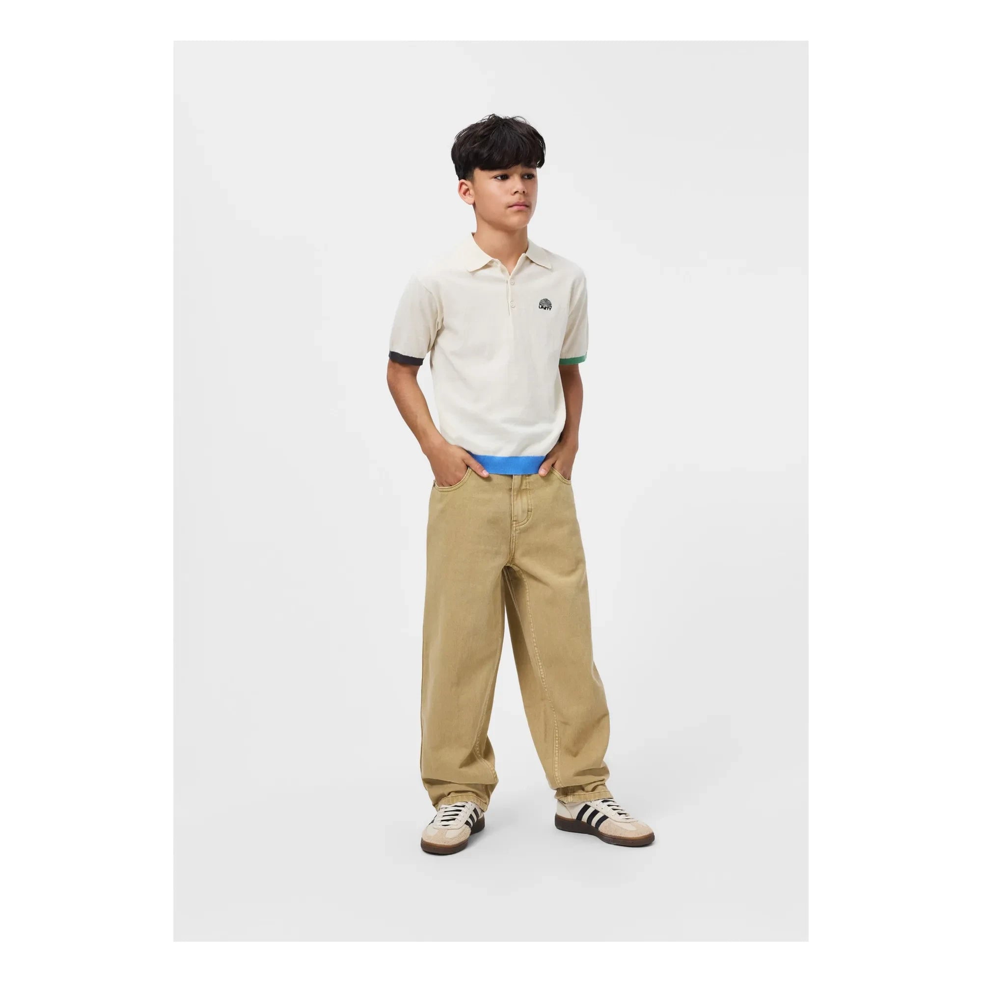 Molo - Brooks Organic Cotton Polo T-Shirt | Ecru