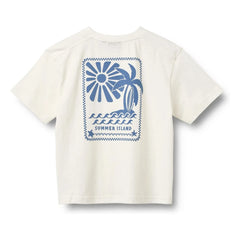 Wheat - Benno Organic Cotton T-Shirt | White