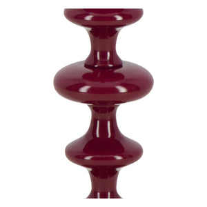 House of Capricorn - Freixo Wooden Lamp Base | Burgundy