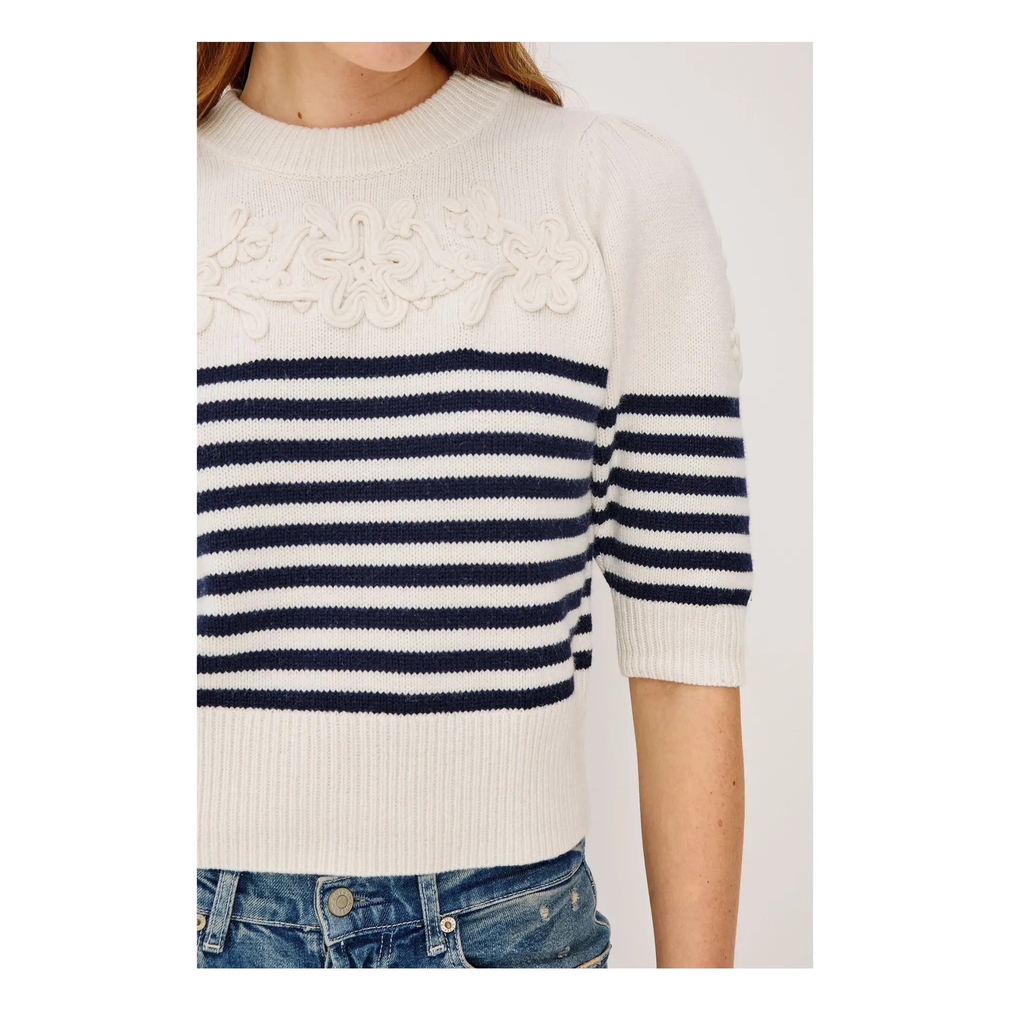 Rails - Martha Striped Sweater | Navy Blue