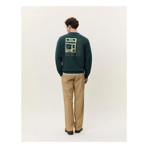 Les Deux - Café Sweatshirt | Dark Green