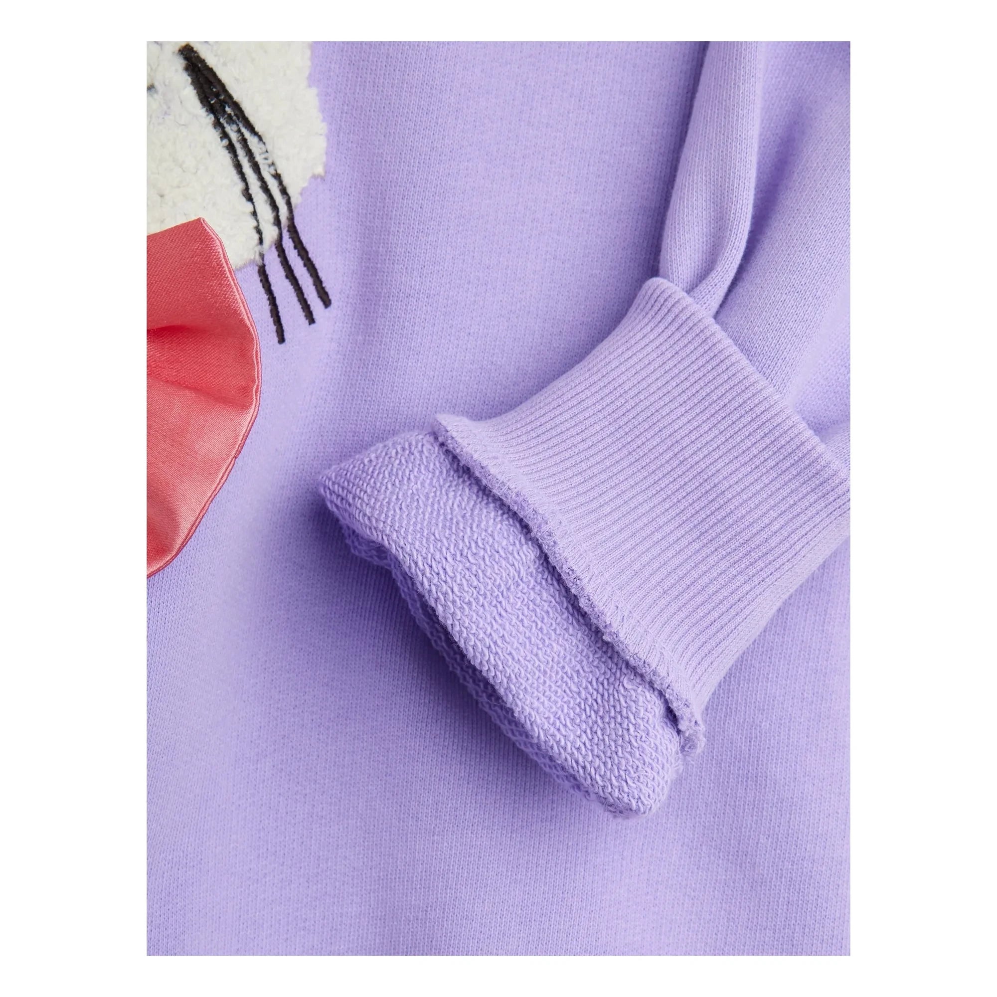 Mini Rodini - Sweat Cat Organik Pamuk | Mor