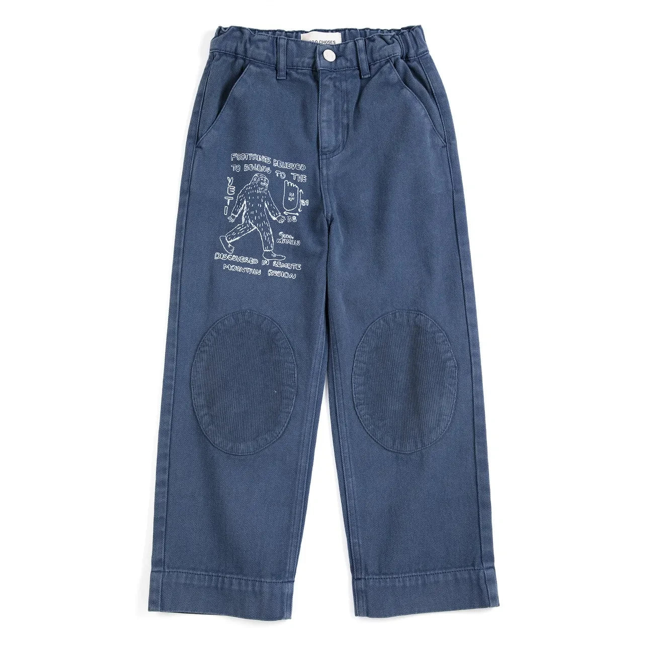 Bobo Choses - Organic Cotton Patch Trousers | Blue