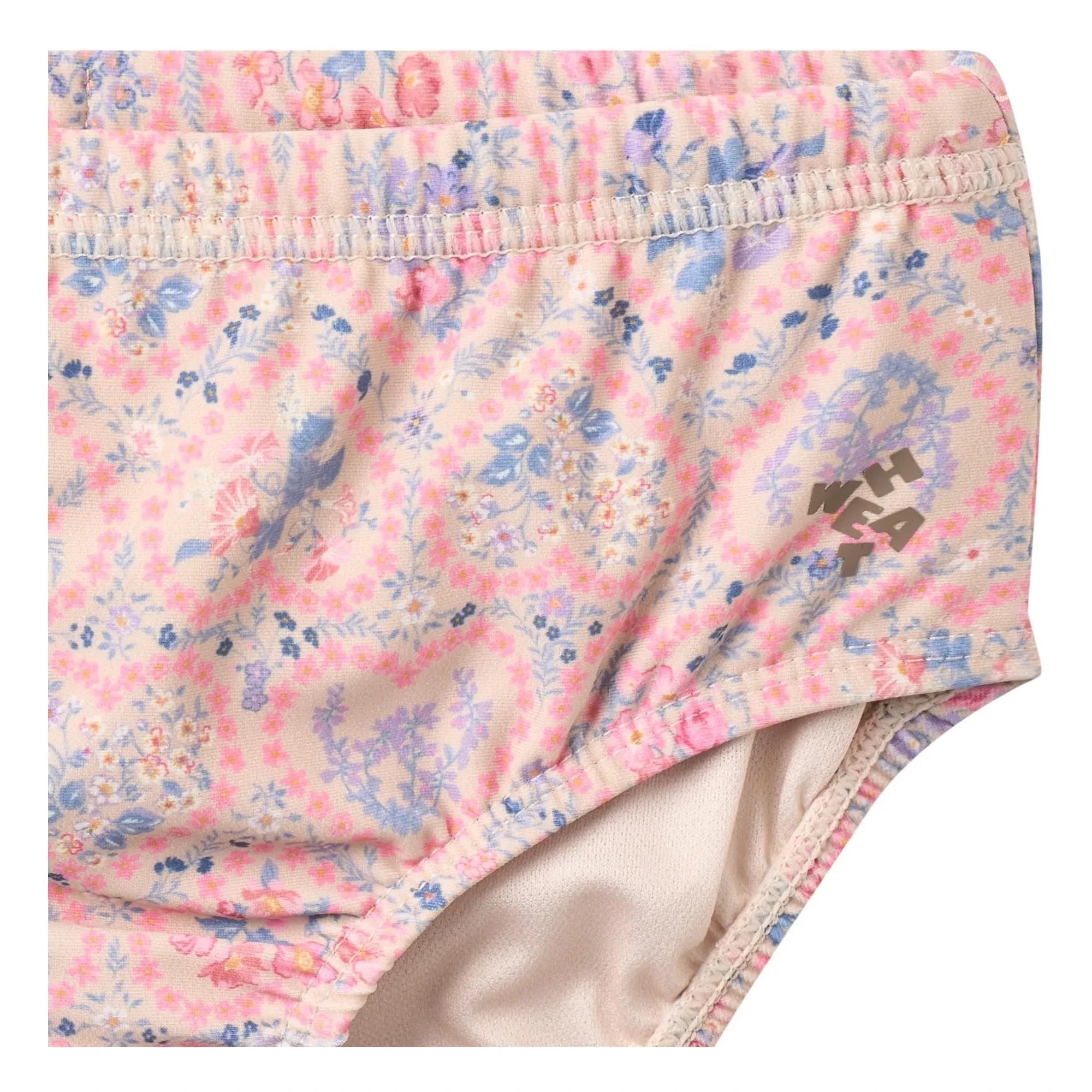 Wheat - Cilia Fleurie Recycled Fibre Baby Swimsuit | Light Pink