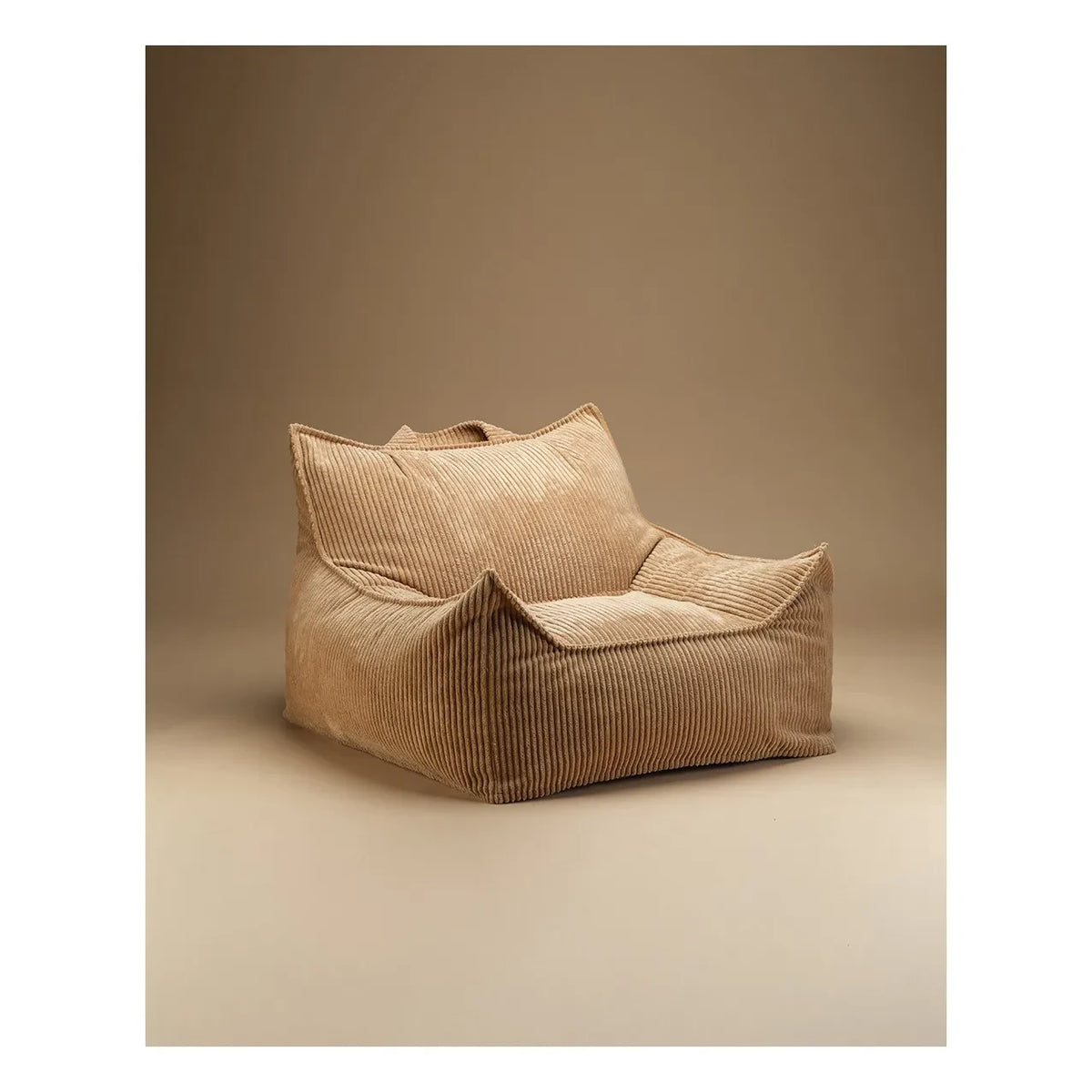 Wigiwama - Teen Ribbed Velvet Club Chair | Brown