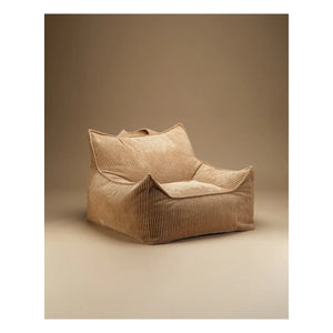 Wigiwama - Teen Ribbed Velvet Club Chair | Brown