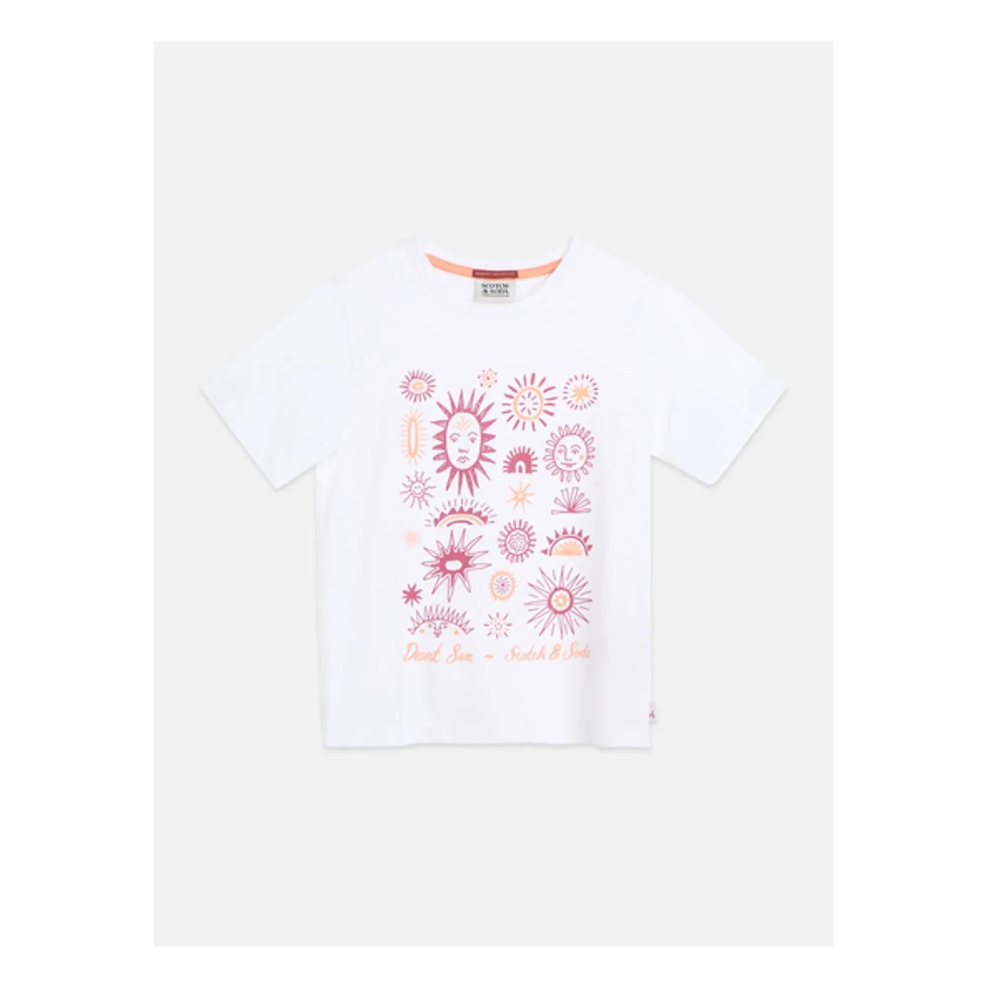 Scotch & Soda - Floral Pattern T-Shirt | White