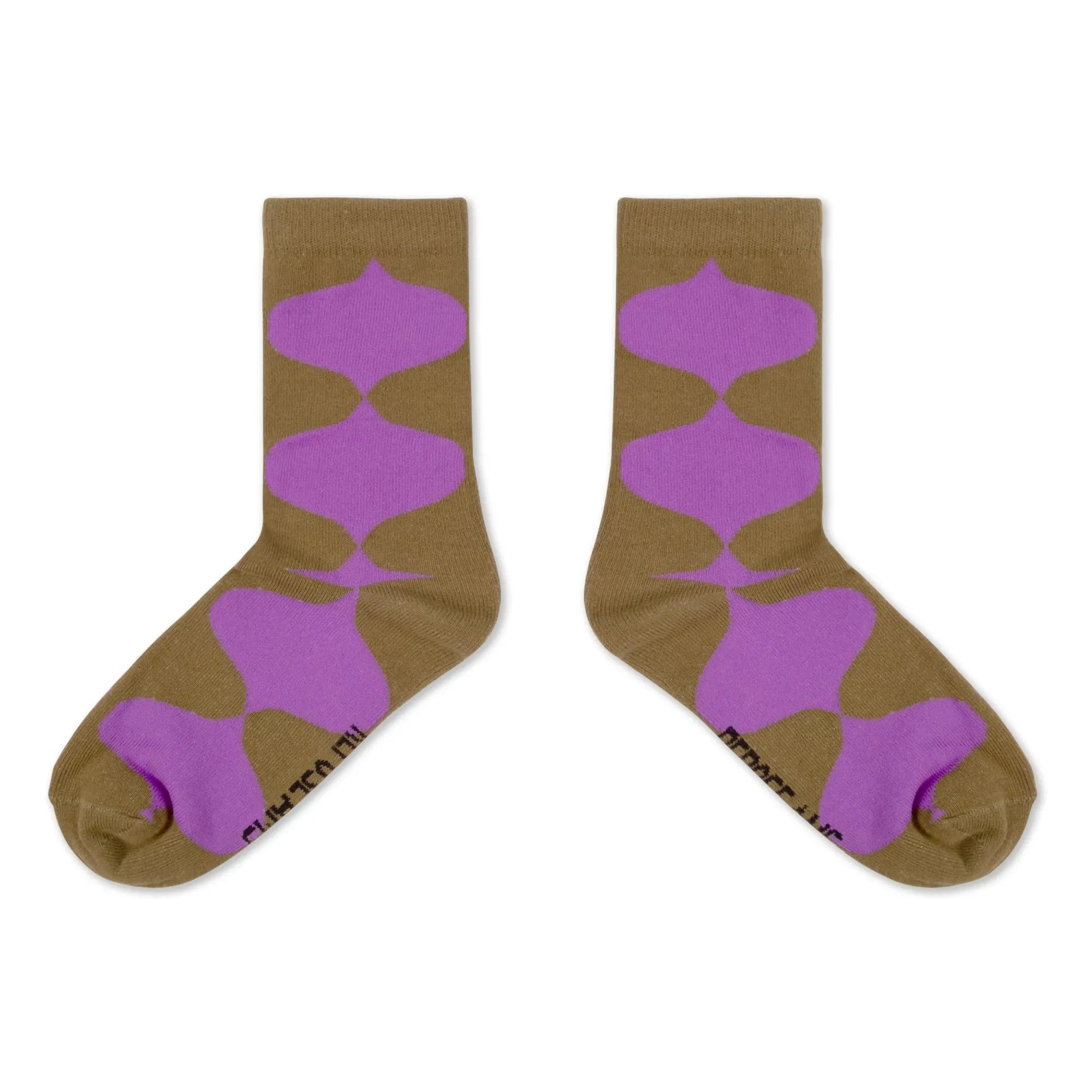 Repose AMS - Losange socks | Khaki