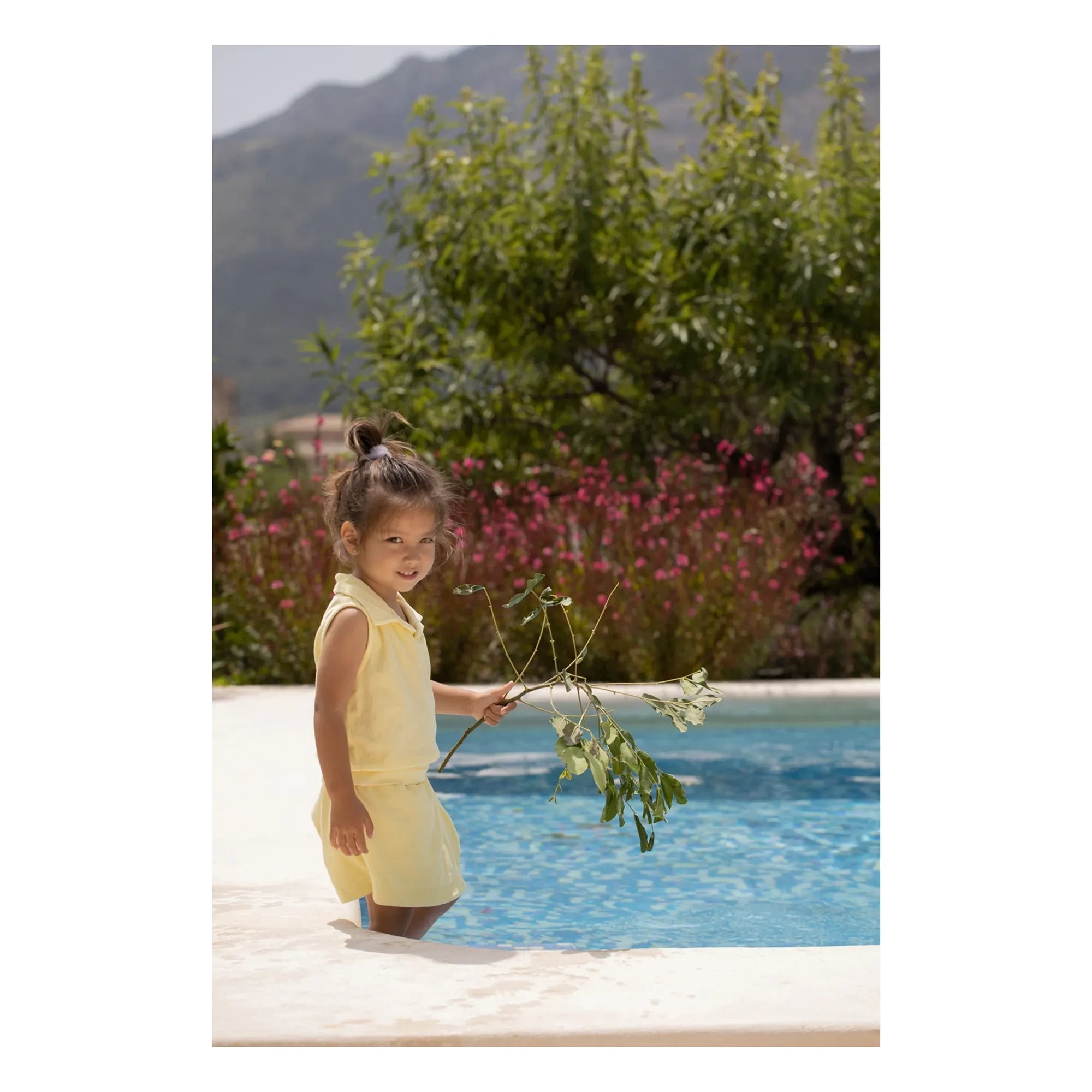 1+ in the family - Esporles towel shorts | Yellow