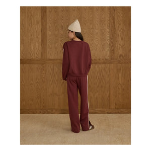 Rylee + Cru - Trim Sweatshirt | Burgundy