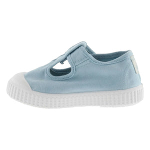 Victoria - Scratch Sneakers Sandal Canvas | Light Blue