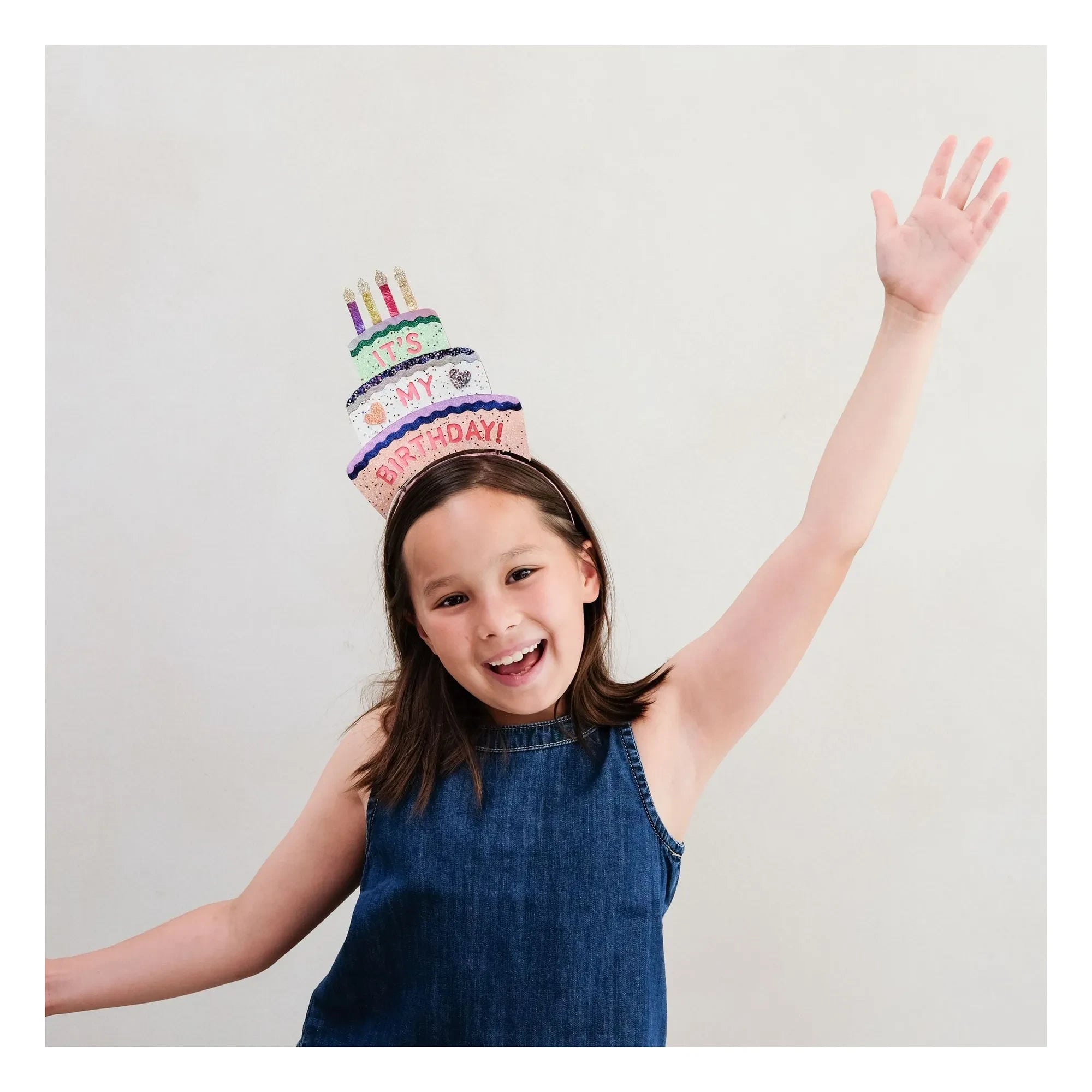 Mimi & Lula - Birthday Cake Hair Band | Orange