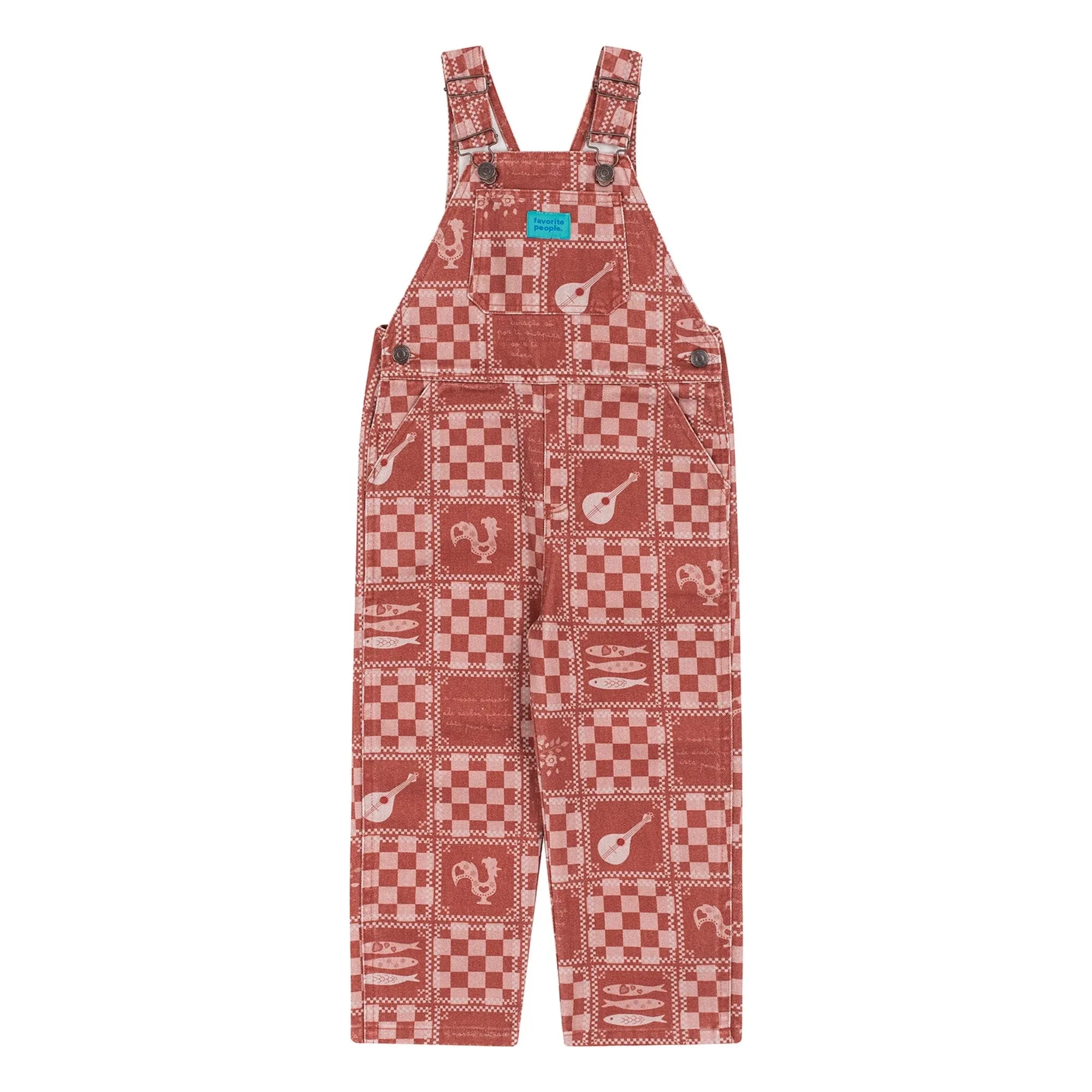 Favorite People - Namorados Overalls | Red