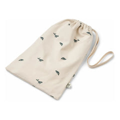 Liewood - Birk Baleines Organic Cotton Pajamas | Ecru