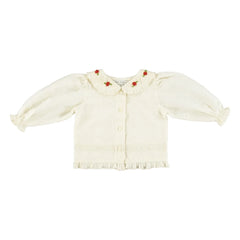 Bebe Organic - Anita Bebek Dantel Bluz | Ekru