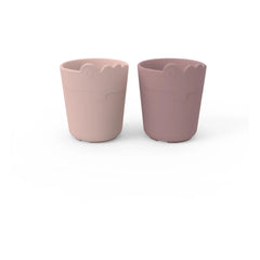 Done by Deer - Croco Kiddish Cups - 2-piece Set | Pink