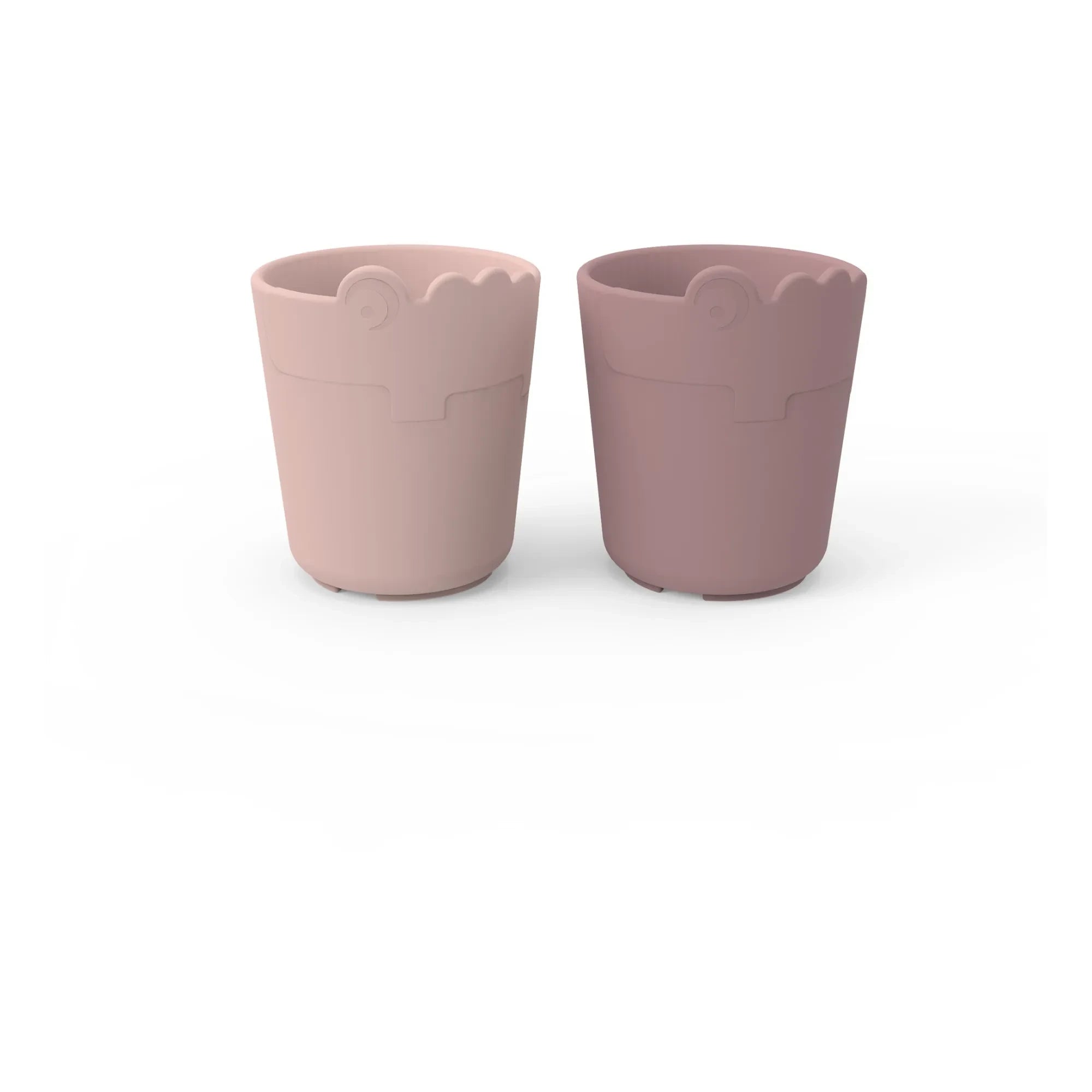 Done by Deer - Croco Kiddish Cups - 2-piece Set | Pink