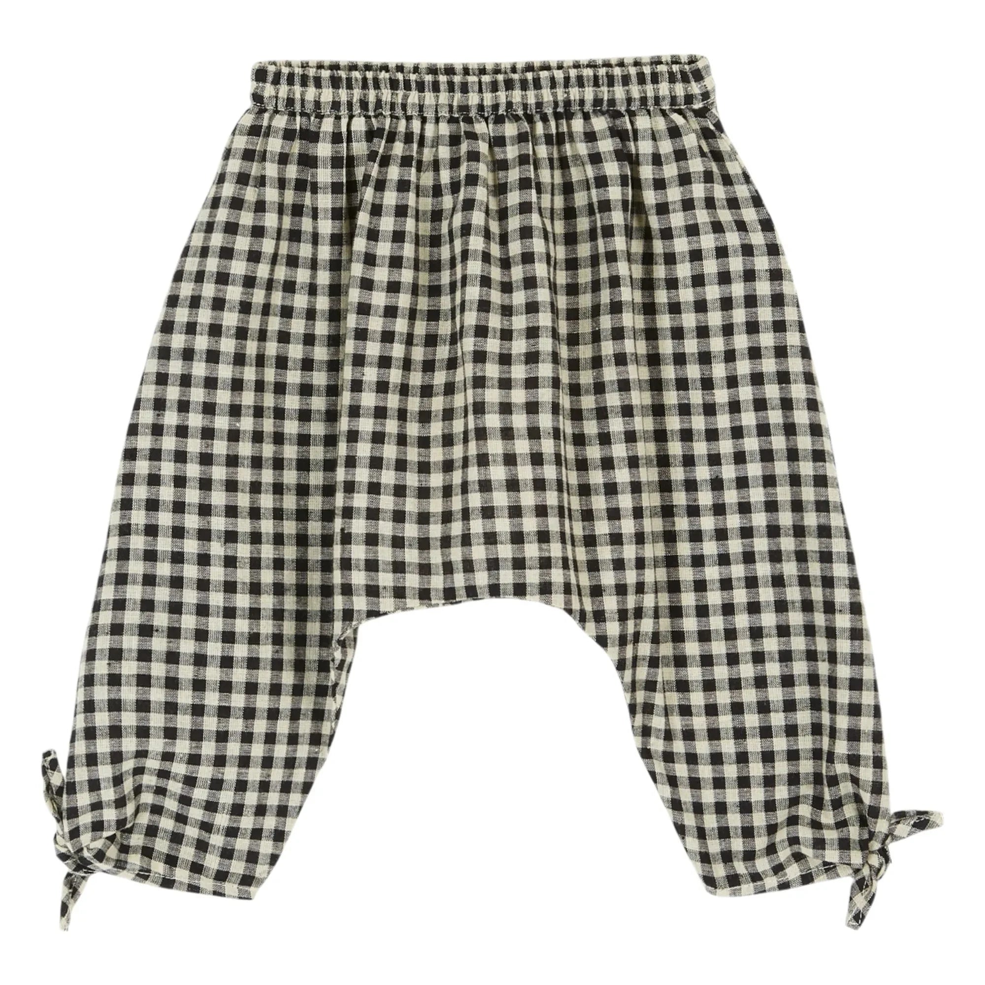 Emile et Ida - Vichy Sarouel Pants | Black