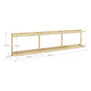 Karup Design - Groove raflar 47.5x192 cm