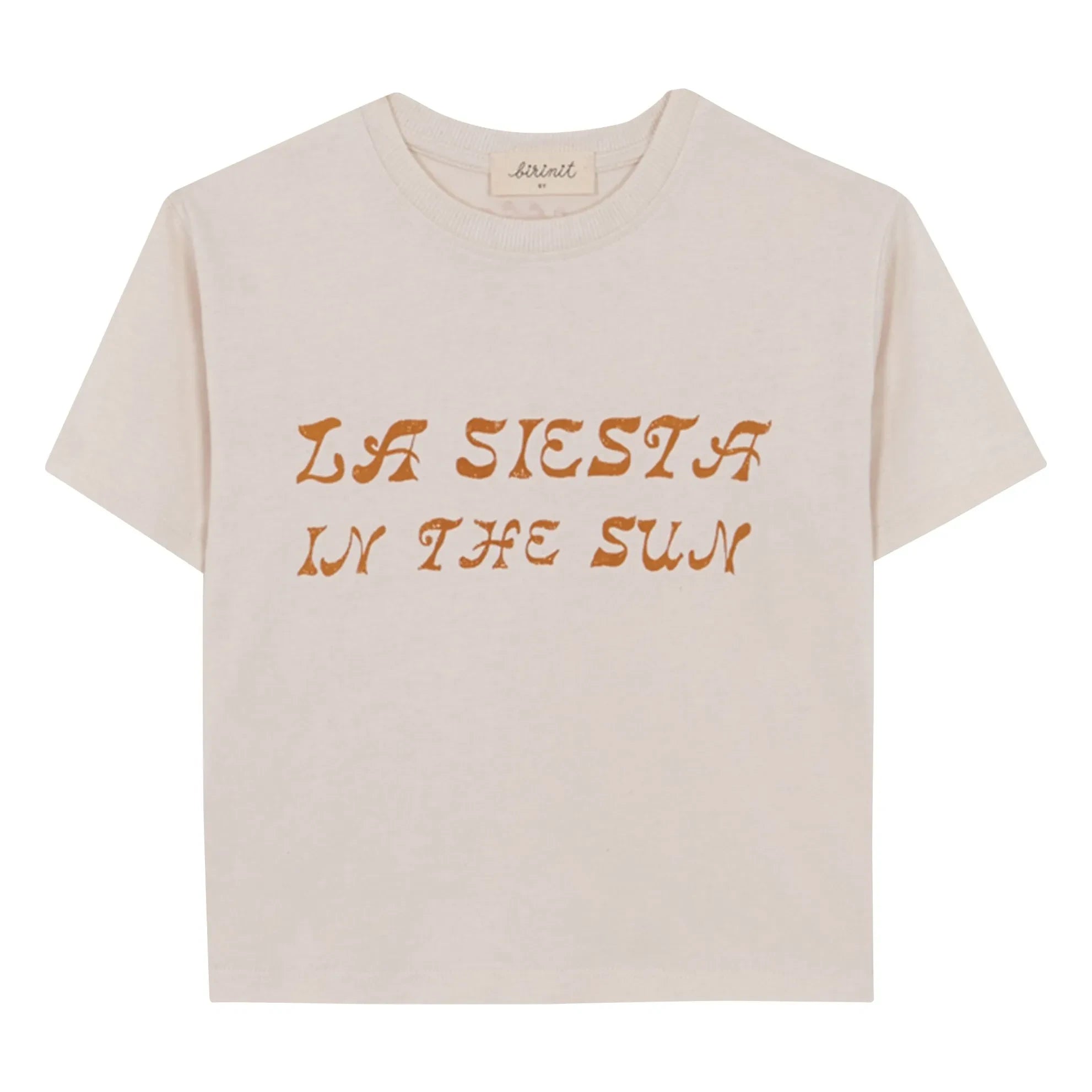 birinit - La Siesta Organic Cotton T-Shirt | Ivory