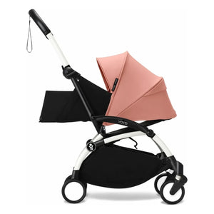 Stokke® - YOYO³ 0+ newborn stroller White frame | Ginger