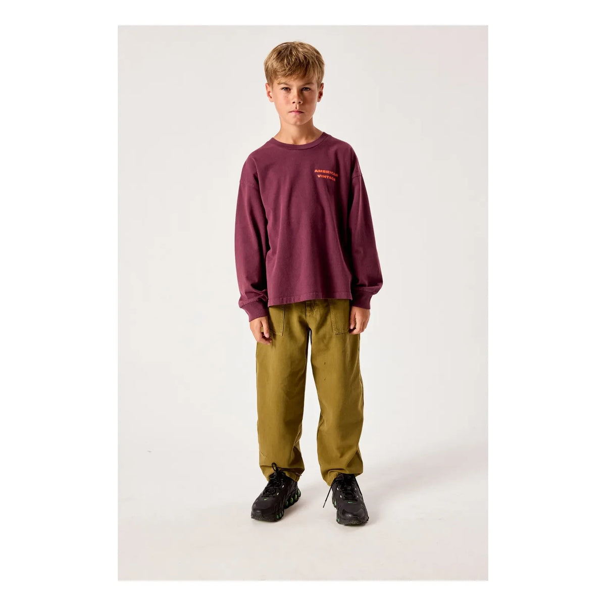American Vintage - Fizvalley Cool Kids T-Shirt | Eggplant