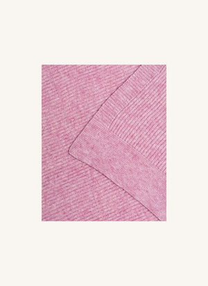 Hvid - Gaston Laine Merino Blanket | Cotton Candy Pink