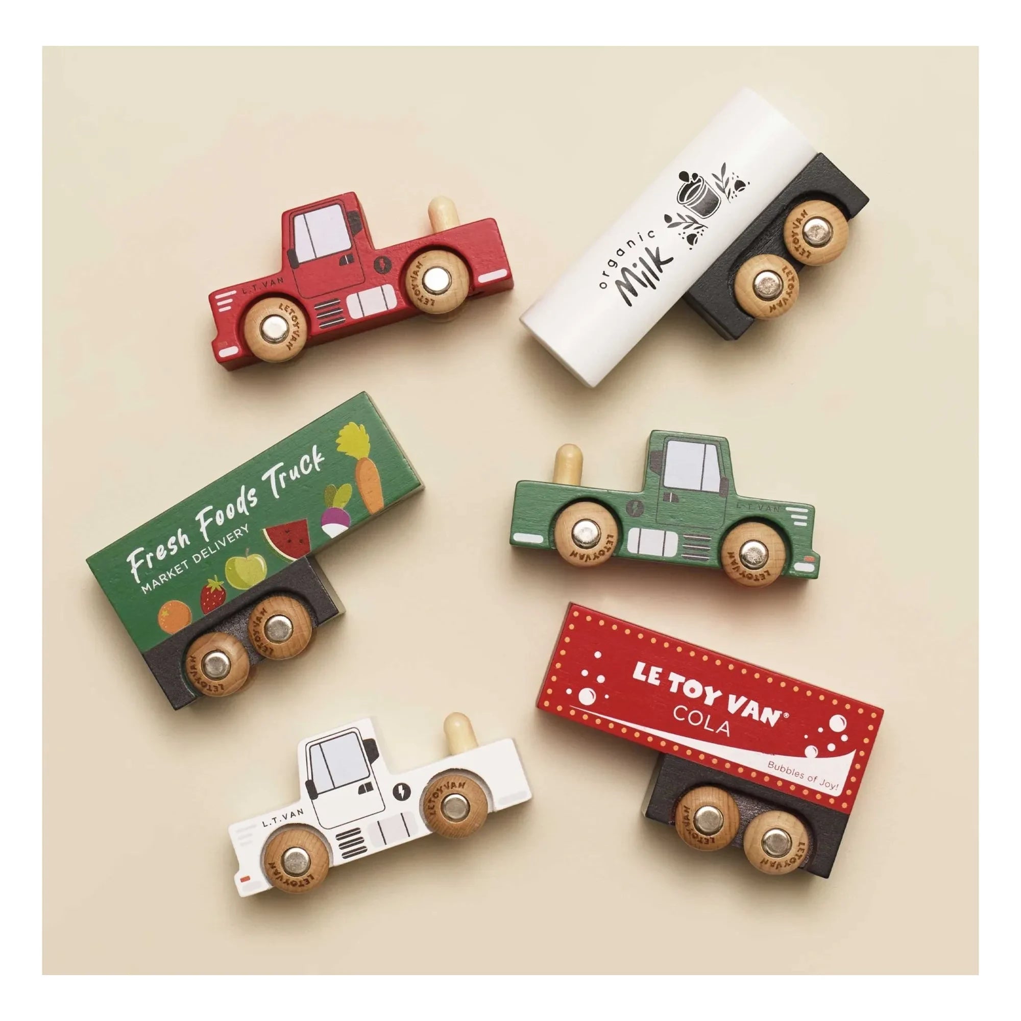 Le Toy Van - Kamyonlar ve Römorklar - 3'lü Set