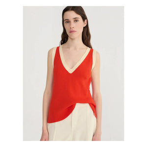 Bobo Choses - Organic cotton open knit top | Red