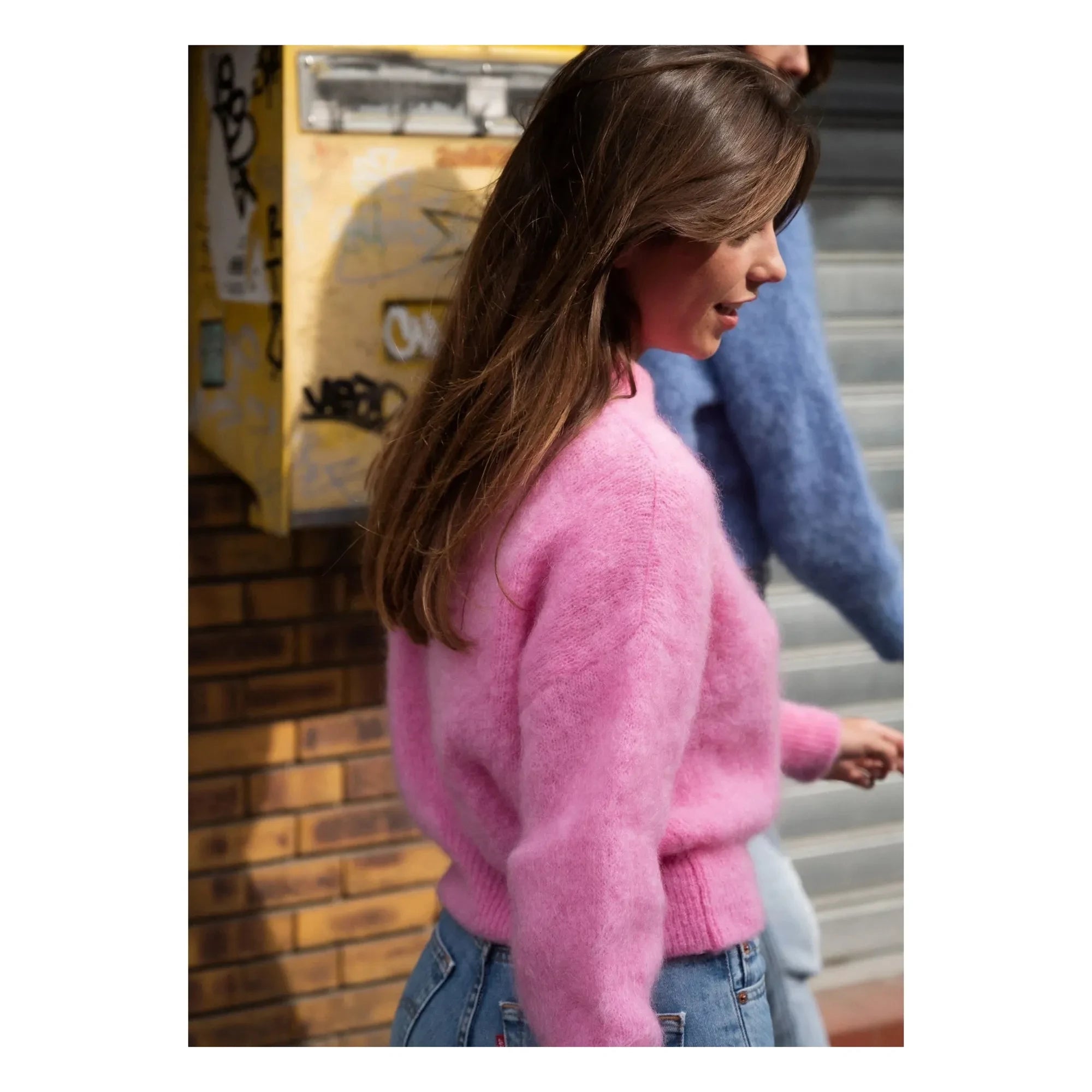 Surprise Paris - Jane Super Kid Mohair Sweater | Pink