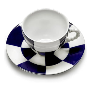 Serax - Fête des Bêtes Cups and Saucers, Wouters & Hendrix - Set of 2 | Blue