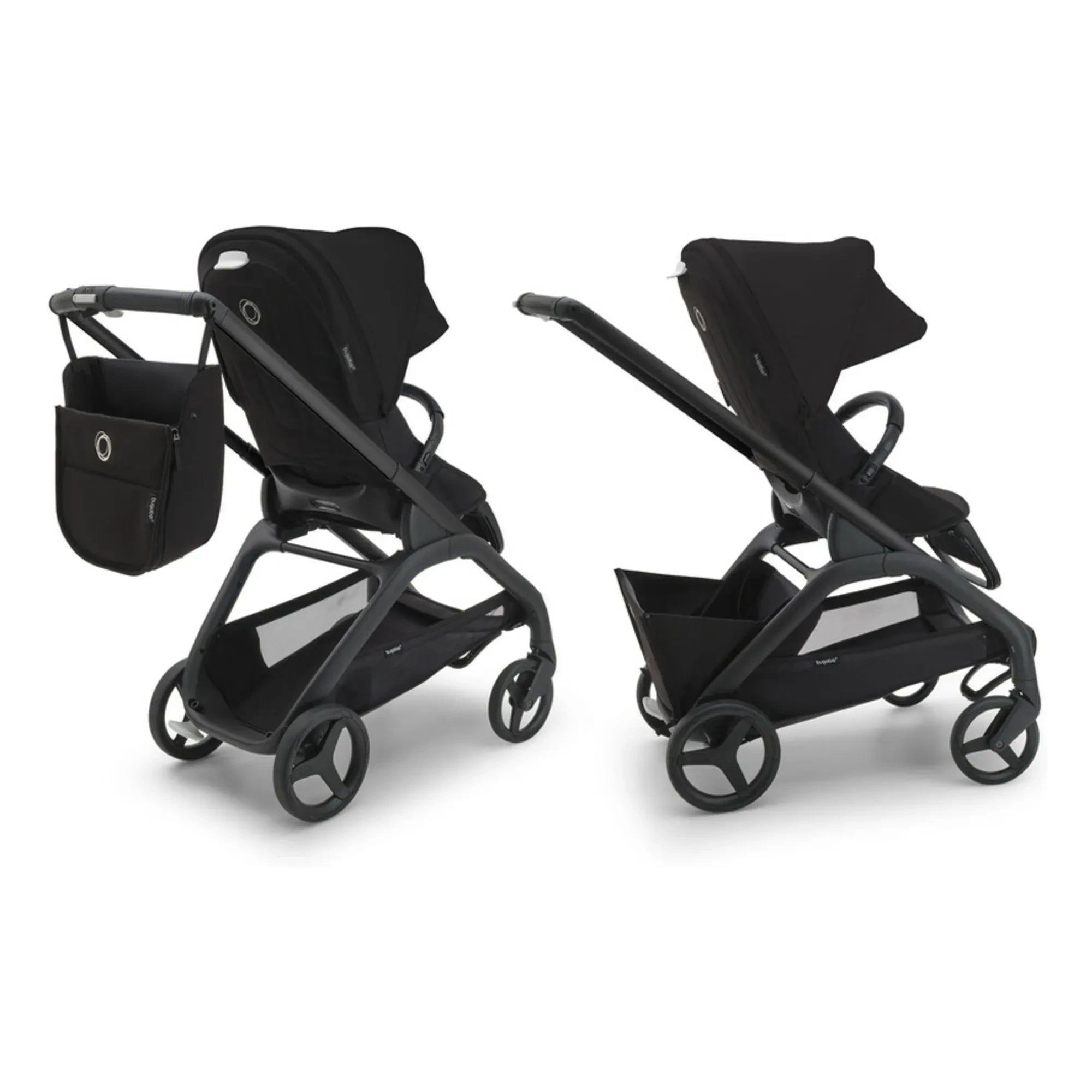 Bugaboo - Bugaboo Dragonfly Urban Stroller complete black chassis | Taupe brown
