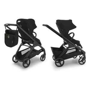 Bugaboo - Bugaboo Dragonfly Urban Stroller complete black chassis | Taupe brown