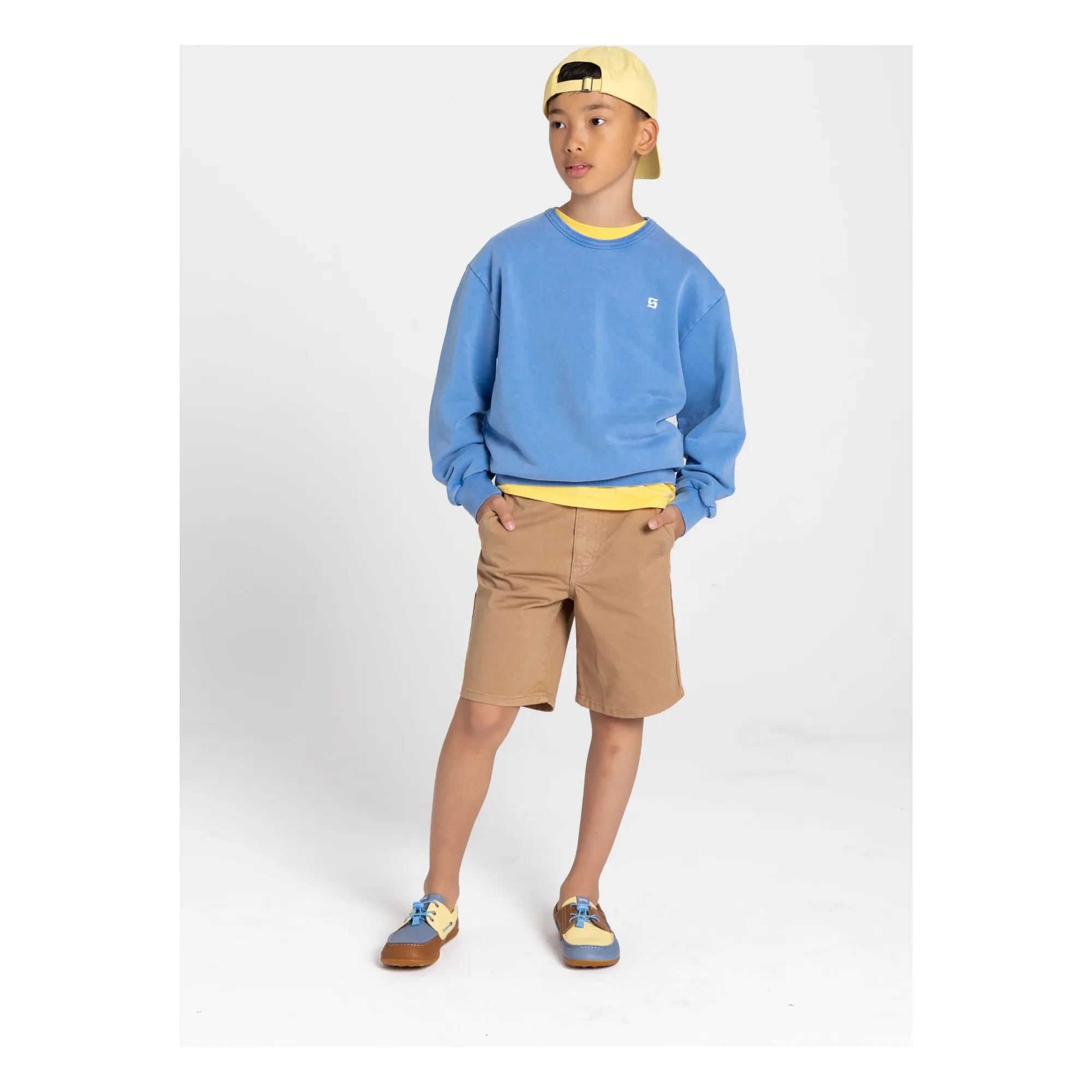 Smallable Kid - Arlo Organic Cotton Sweatshirt | Royal Blue