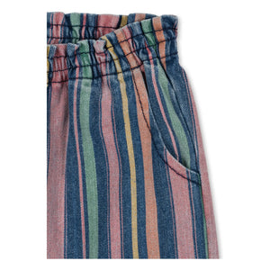 Konges Sløjd - Striped Organic Cotton Magot Trousers | Blue