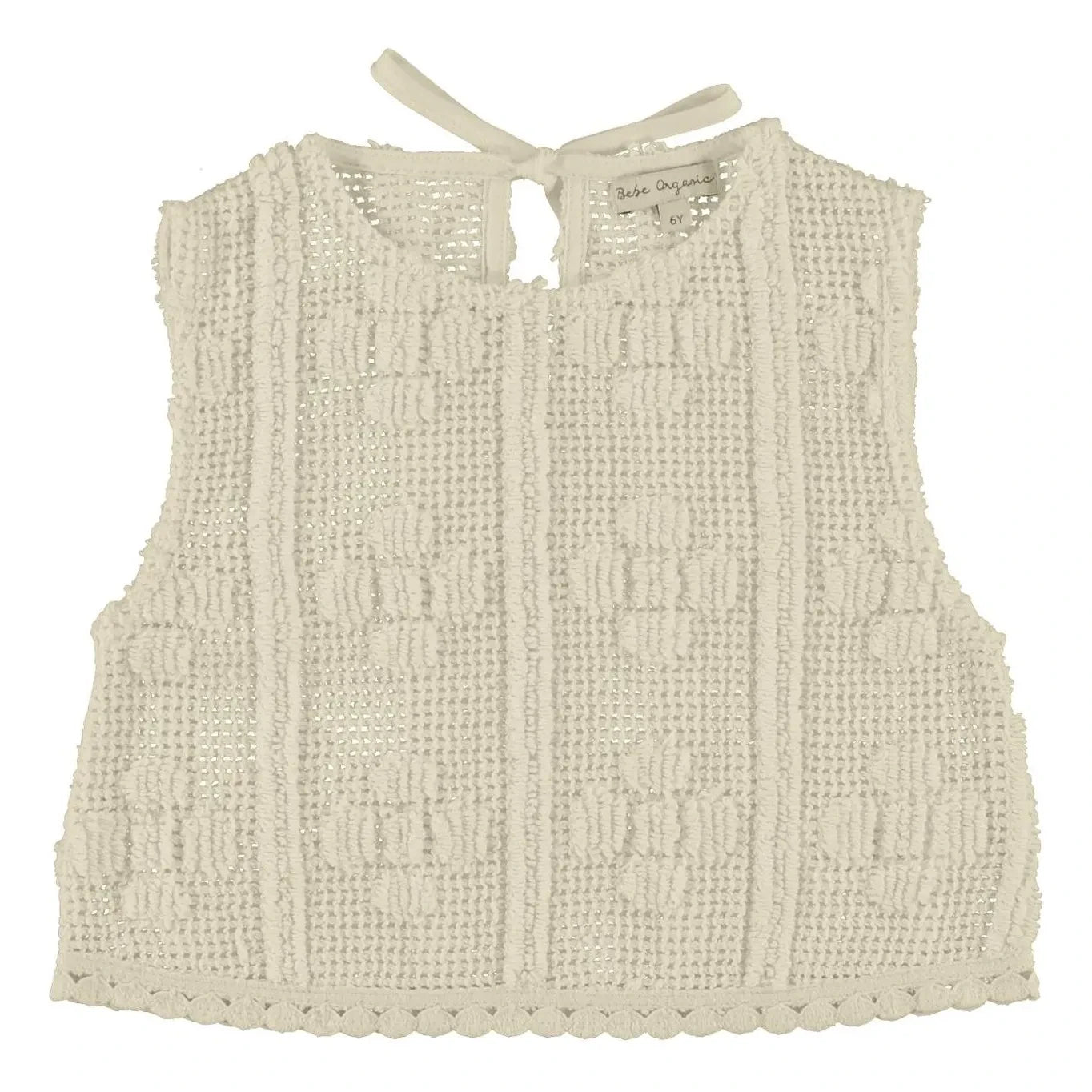 Bebe Organic - Crochet Top Inez | Ecru
