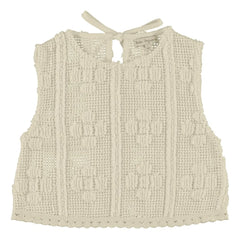 Bebe Organic - Crochet Top Inez | Ecru