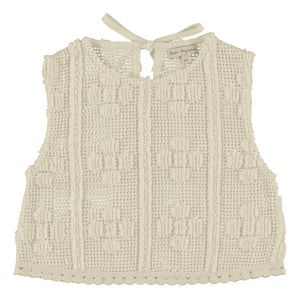 Bebe Organic - Crochet Top Inez | Ecru