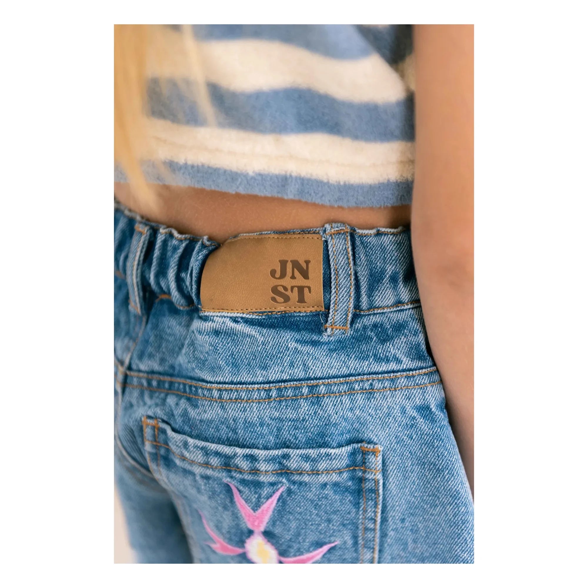 Jenest - Lilou Organic Cotton Denim Shorts | Blue
