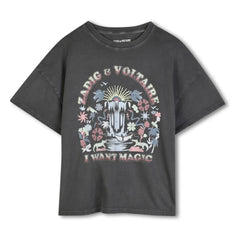 Zadig & Voltaire - I Want Magic Oversized T-Shirt | Dark Gray
