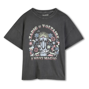 Zadig & Voltaire - I Want Magic Oversized T-Shirt | Dark Gray