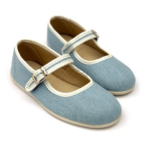 Hermosilla - Ballerina Hirondelle Denim | Denim Blue
