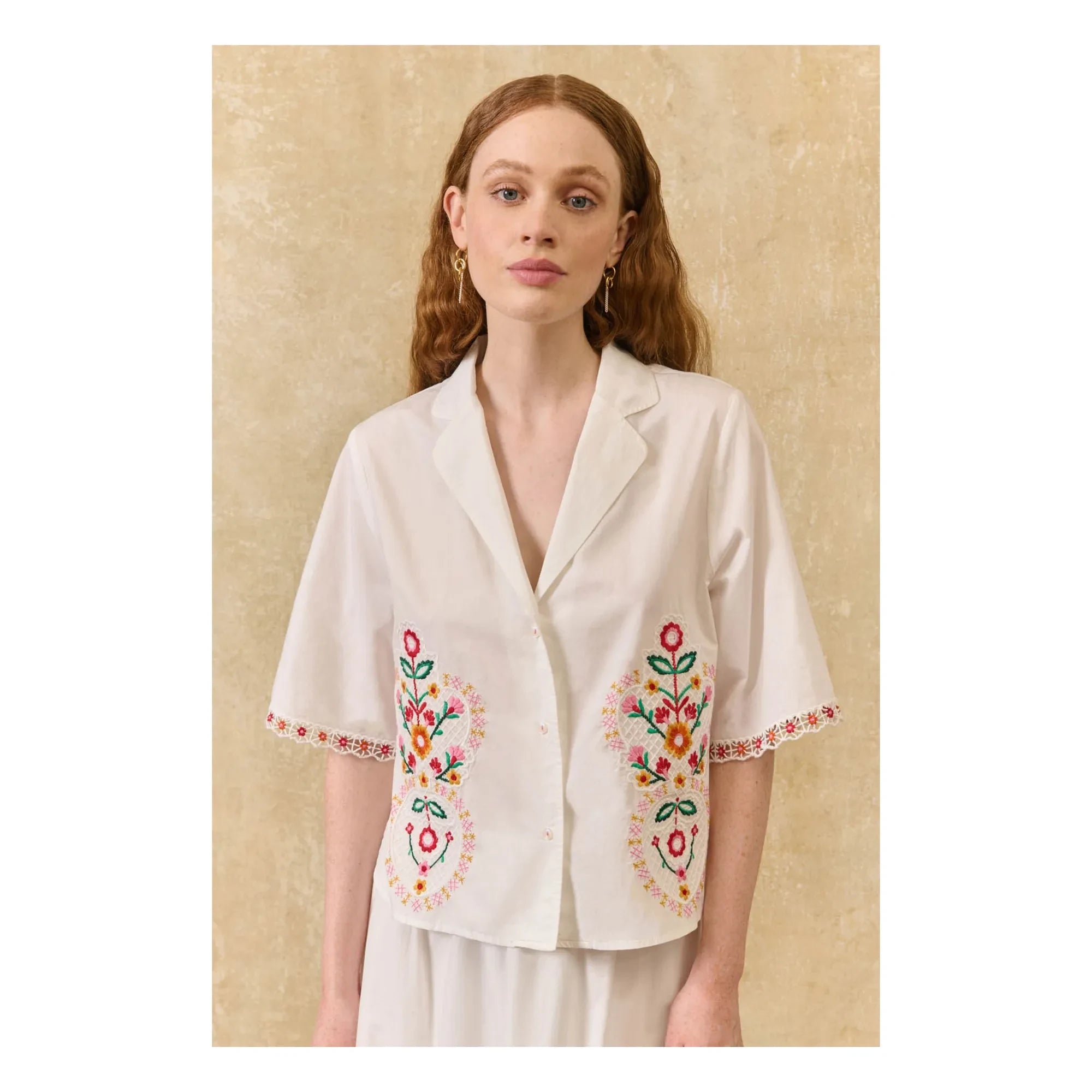 Louise Misha - Emilius Organic Cotton Shirt | White