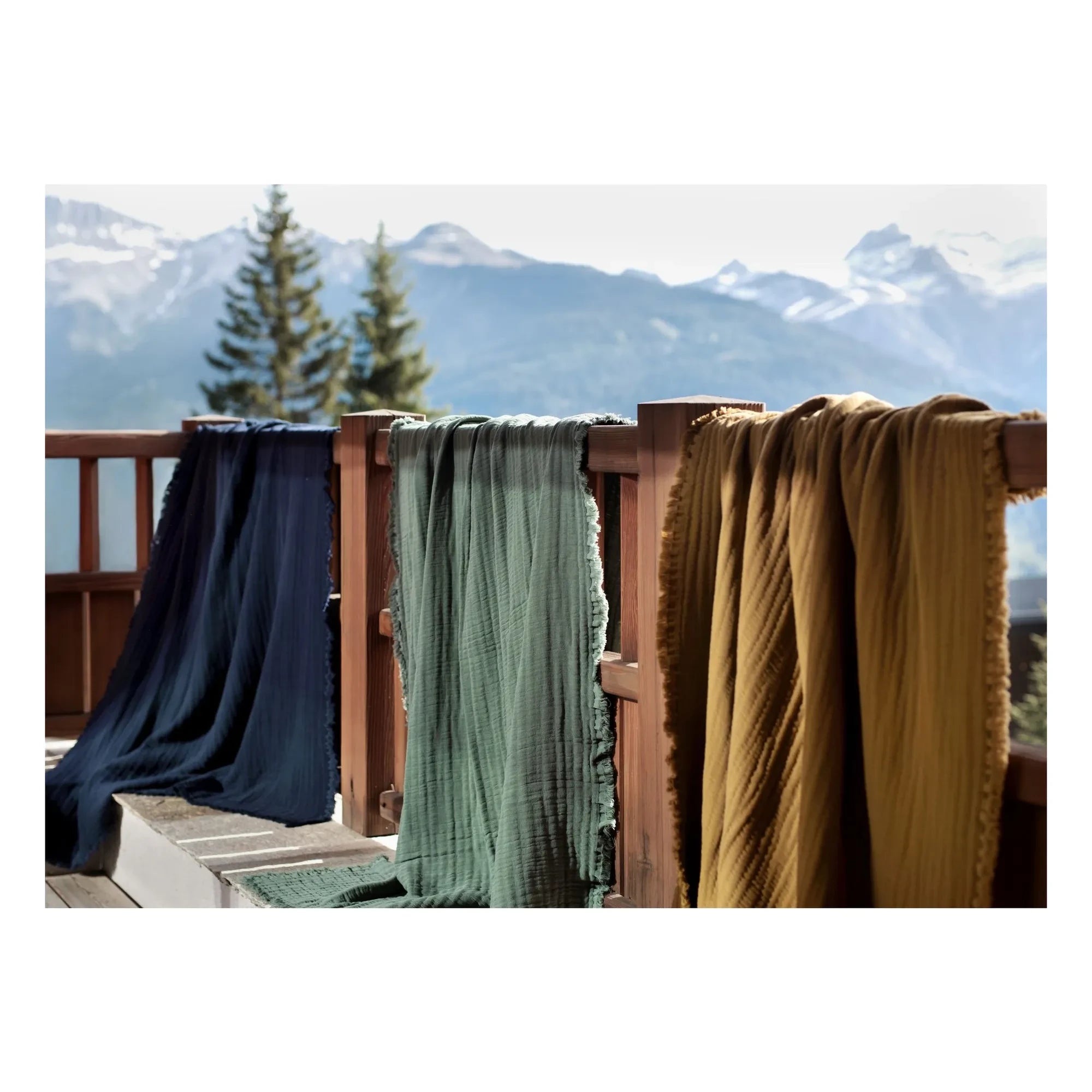 Haomy - Vanly Cotton Blanket | Mocaccino