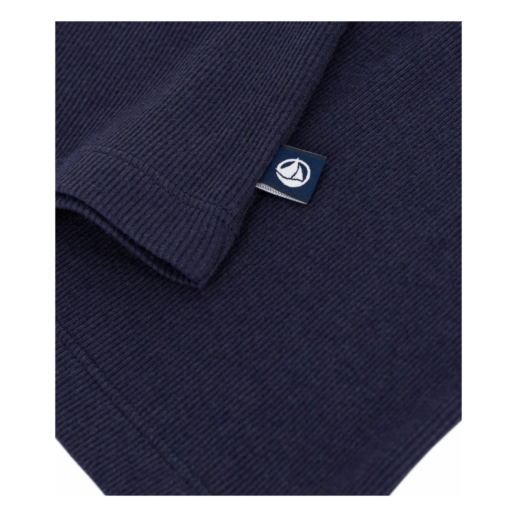 Petit Bateau - Düz yün atlet | Lacivert
