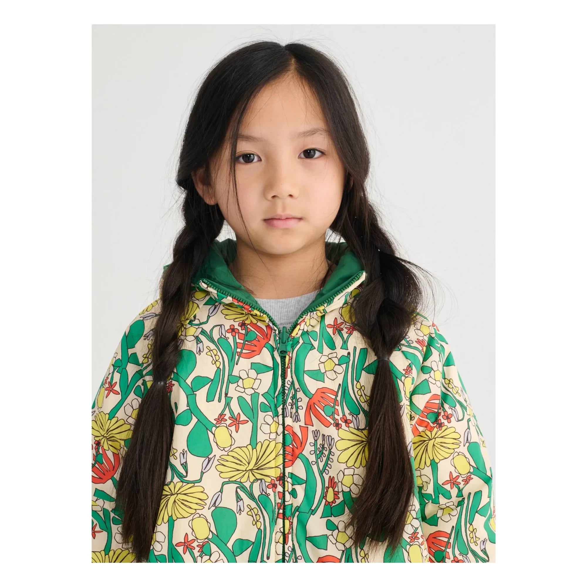 Bobo Choses - Color Block Recycled Fiber Double-Sided Jacket | Yellow