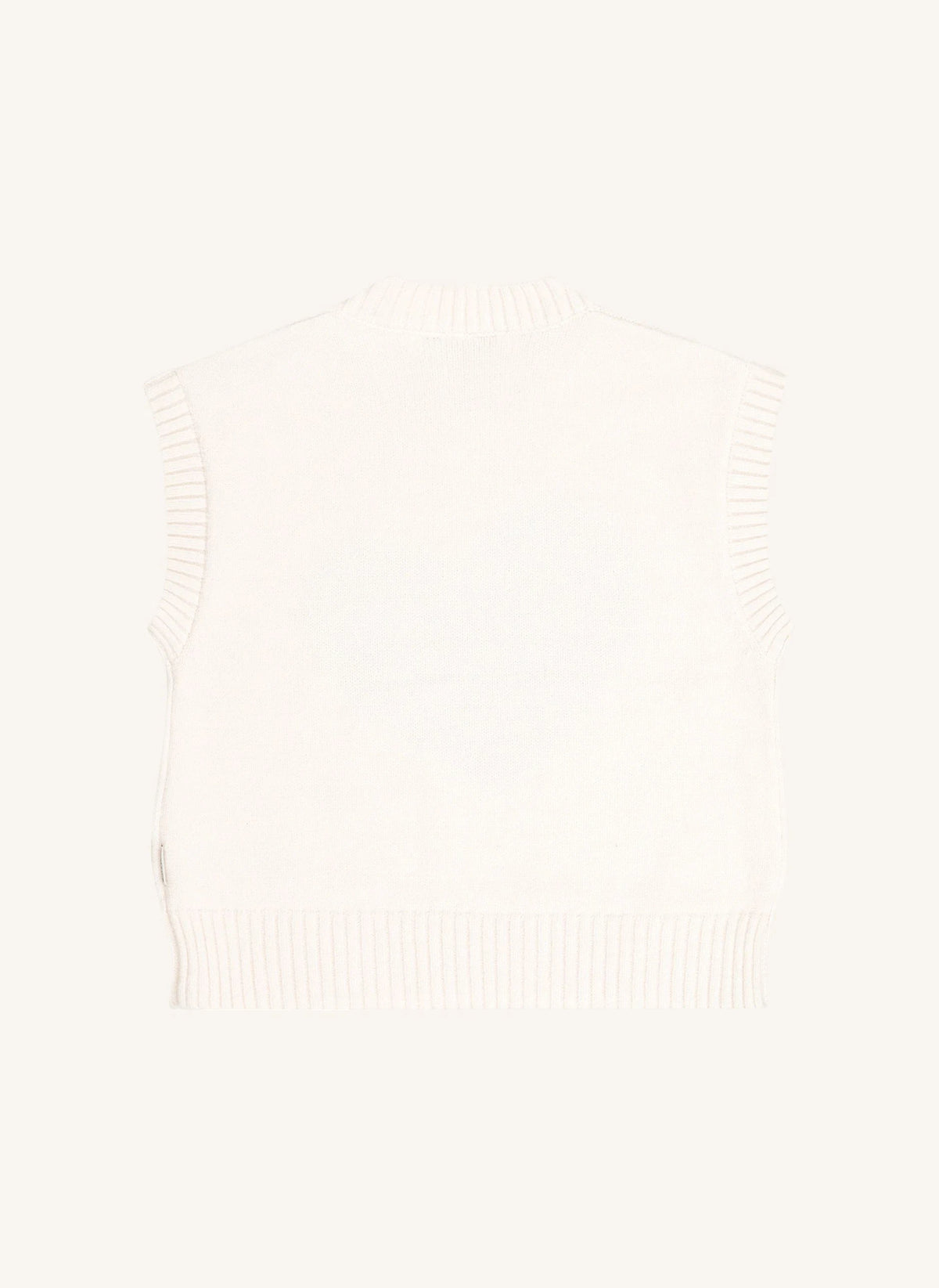 Tumble N'Dry - Chloe Sleeveless Sweater | White