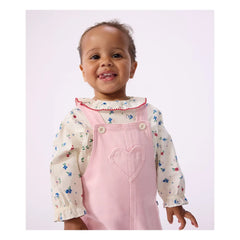 Petit Bateau - Pink Gabardine Romper