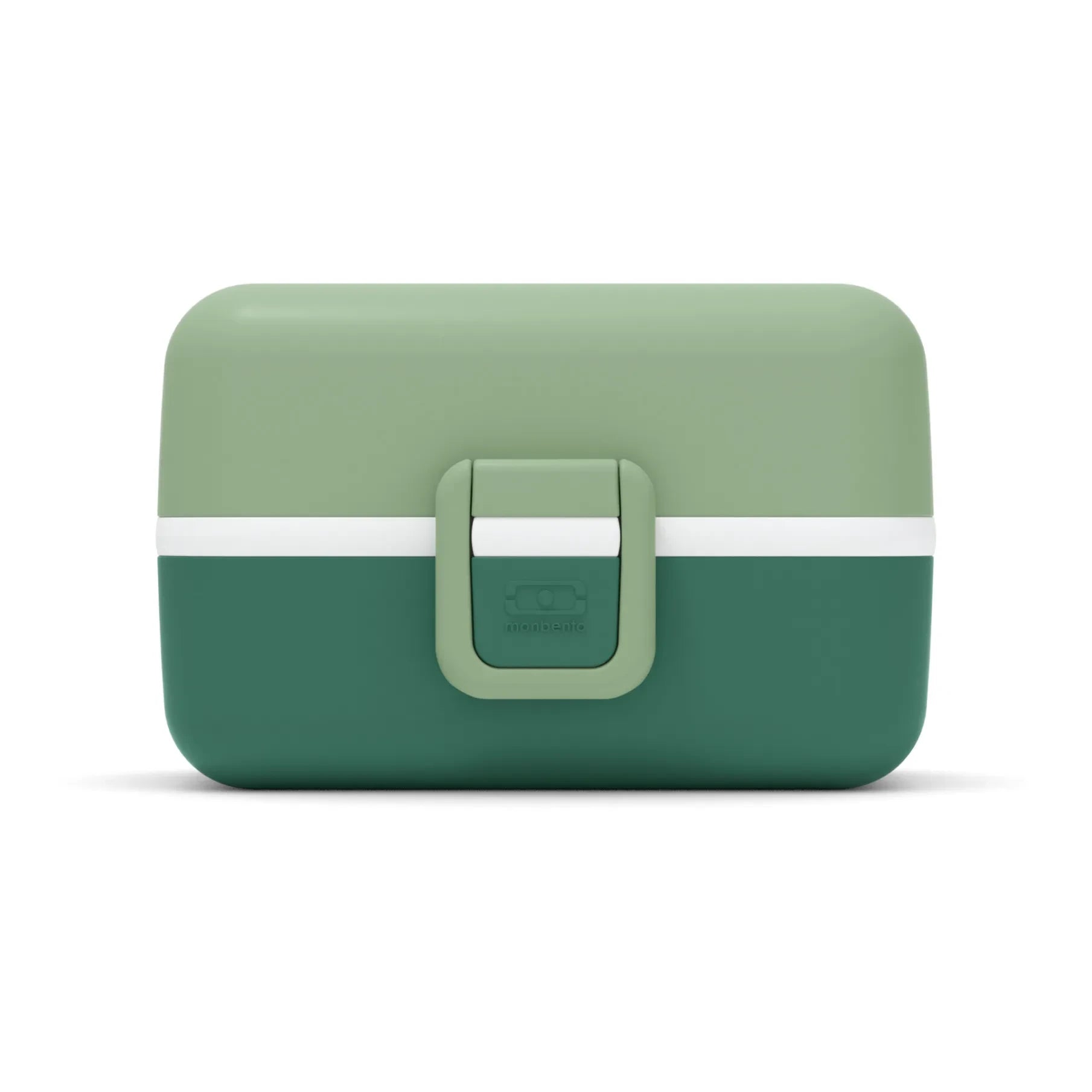Monbento - MB Tresor customizable kids' Bento, 3 compartments | Green