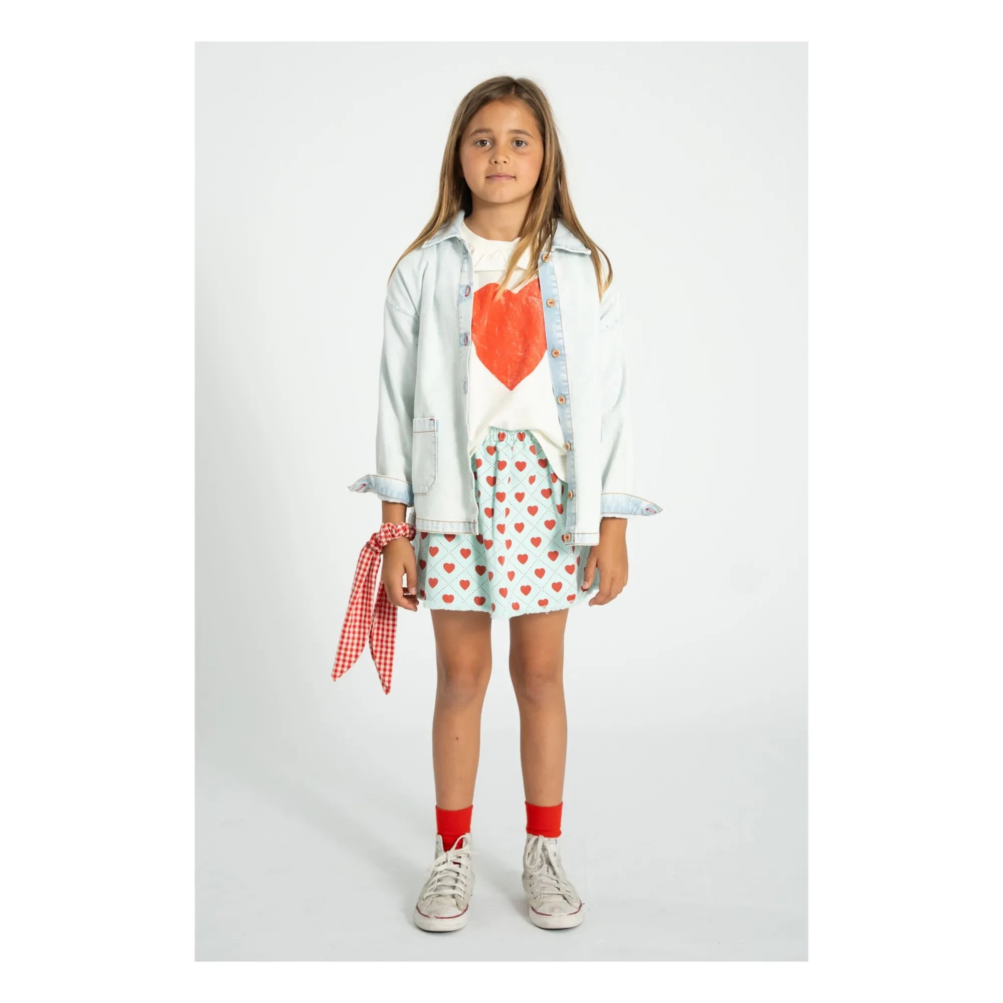 Piupiuchick - Denim Peace Jacket | Washed Blue